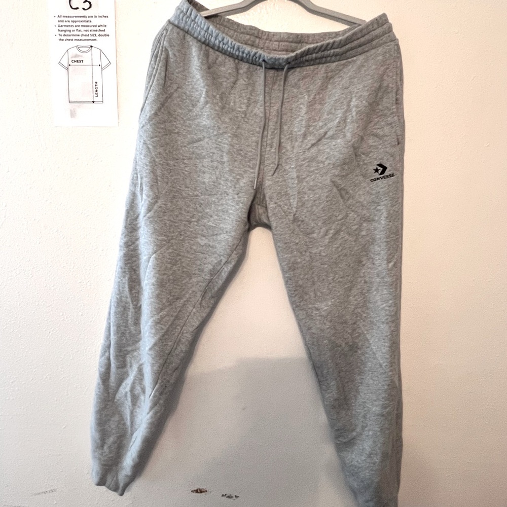 Grey Converse jogger